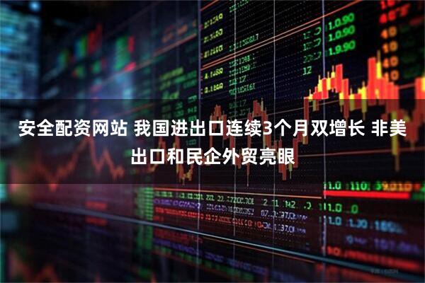安全配资网站 我国进出口连续3个月双增长 非美出口和民企外贸亮眼