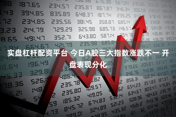 实盘杠杆配资平台 今日A股三大指数涨跌不一 开盘表现分化